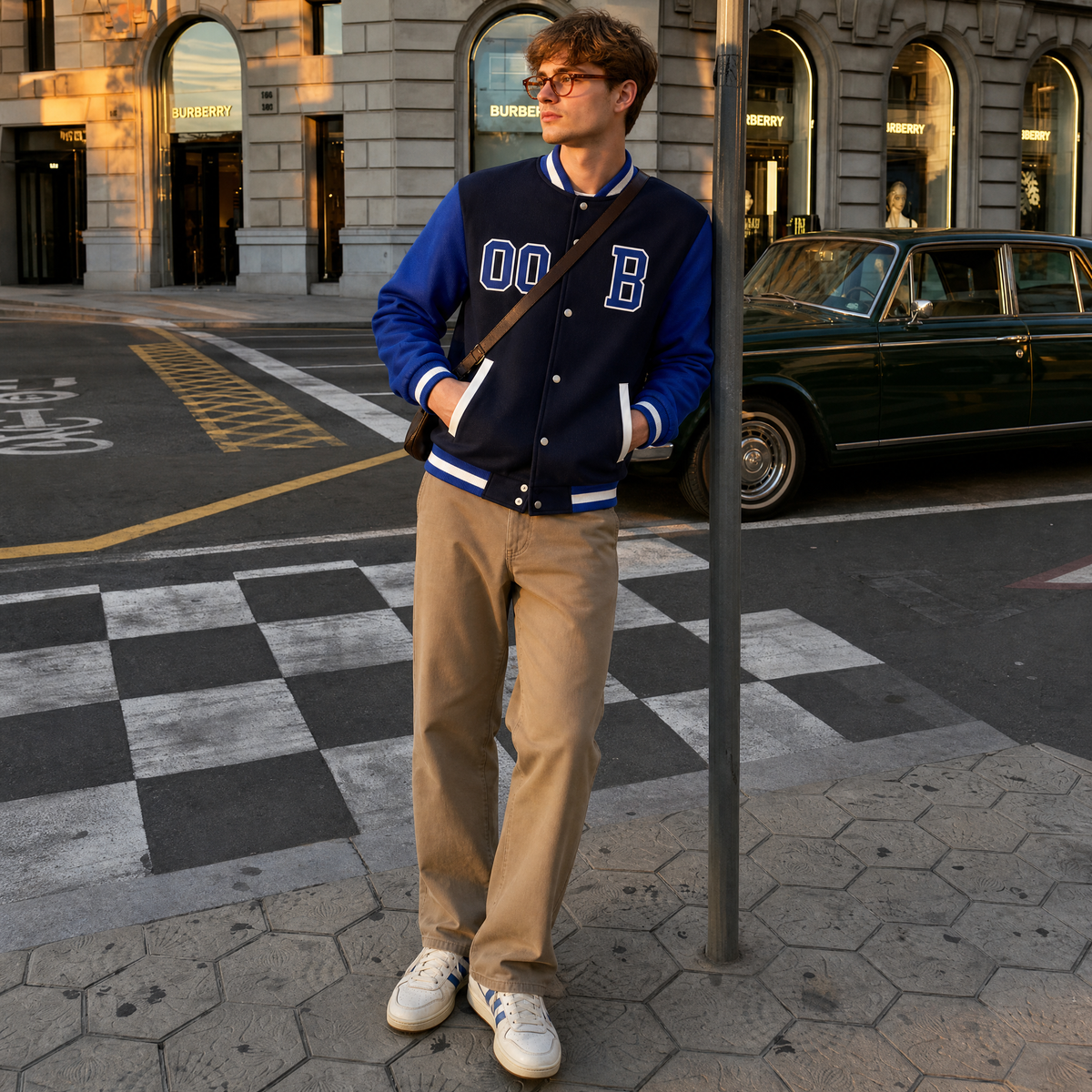 Custom Navy Royal Full-Snap Letterman Jackets Coats and Personalized Stitched Varsity