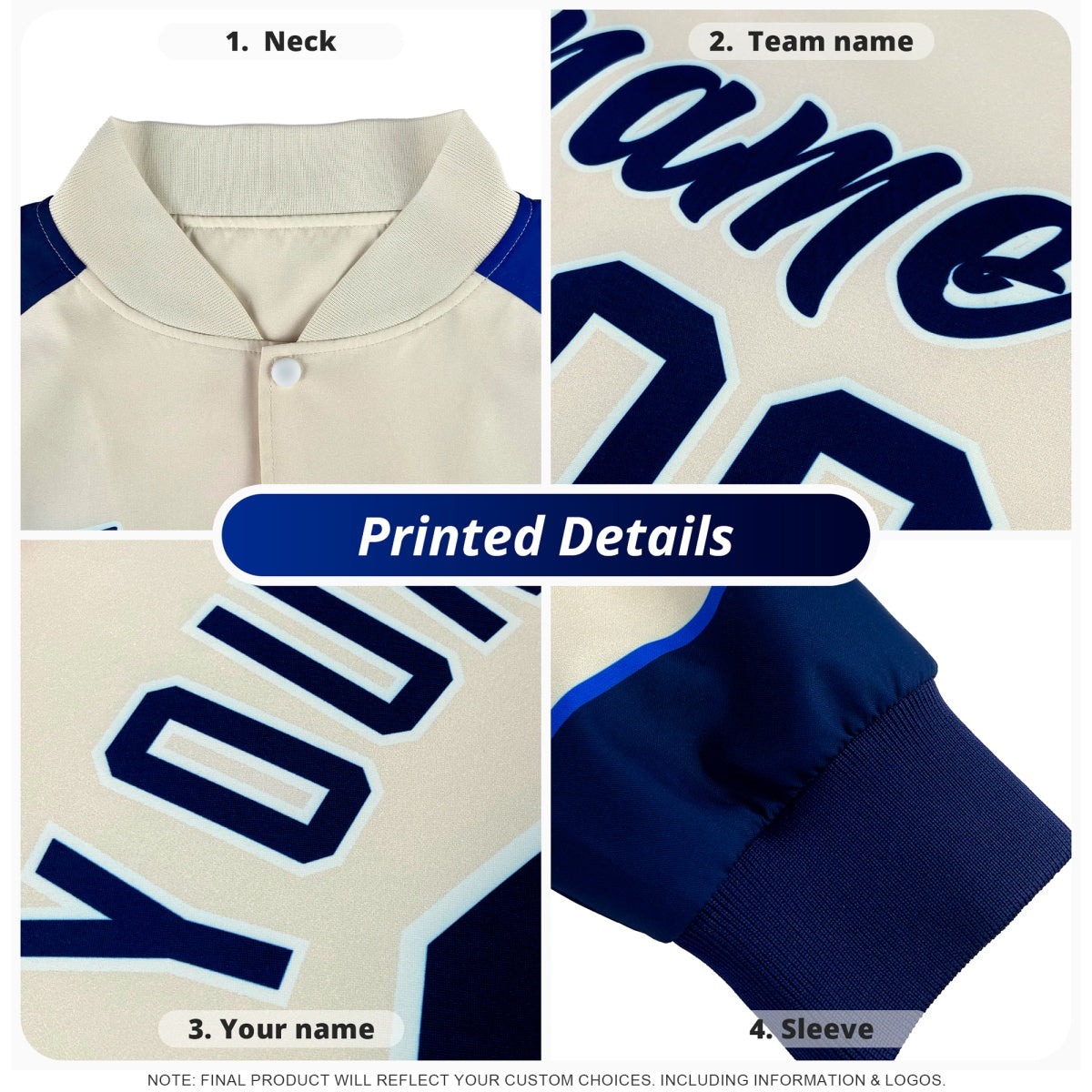 Custom Green Gold White Classic Style Full-Snap Wrinkle-Resistant Jacket| KXKSHOP
