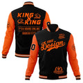 Custom Black Orange Gray Classic Style Full-Snap Wrinkle-Resistant Jacket| KXKSHOP