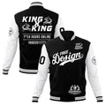 Custom Black White Gray Classic Style Full-Snap Wrinkle-Resistant Jacket| KXKSHOP