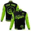 Custom Black Green Gray Classic Style Full-Snap Breathable Jacket| KXKSHOP