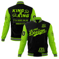 Custom Black Green Gray Classic Style Full-Snap Wrinkle-Resistant Jacket| KXKSHOP