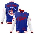Custom Royal Blue Red White Classic Style Full-Snap Breathable Jacket| KXKSHOP
