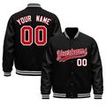 Custom Black White Classic Style Leather Sleeves Wrinkle-Resistant Jacket| KXKSHOP