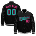 Custom Black White Classic Style Leather Sleeves Wrinkle-Resistant Jacket| KXKSHOP