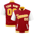 Custom Red White Gold Full-Snap Classic Style Jacket| KXKSHOP
