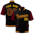 Custom Gray Crimson Gold Full-Snap Classic Style Jacket| KXKSHOP