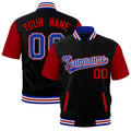 Custom Red Royal Blue White Full-Snap Classic Style Jacket| KXKSHOP