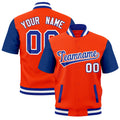 Custom Royal Blue White Full-Snap Classic Style Jacket| KXKSHOP
