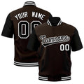 Custom Black White Full-Snap Classic Style Jacket| KXKSHOP