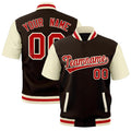 Custom Cream Red Full-Snap Classic Style Jacket| KXKSHOP