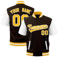 Custom White Gold Full-Snap Classic Style Jacket| KXKSHOP