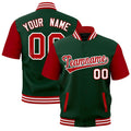 Custom Red White Full-Snap Classic Style Jacket| KXKSHOP