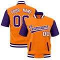 Custom Purple White Full-Snap Classic Style Jacket| KXKSHOP
