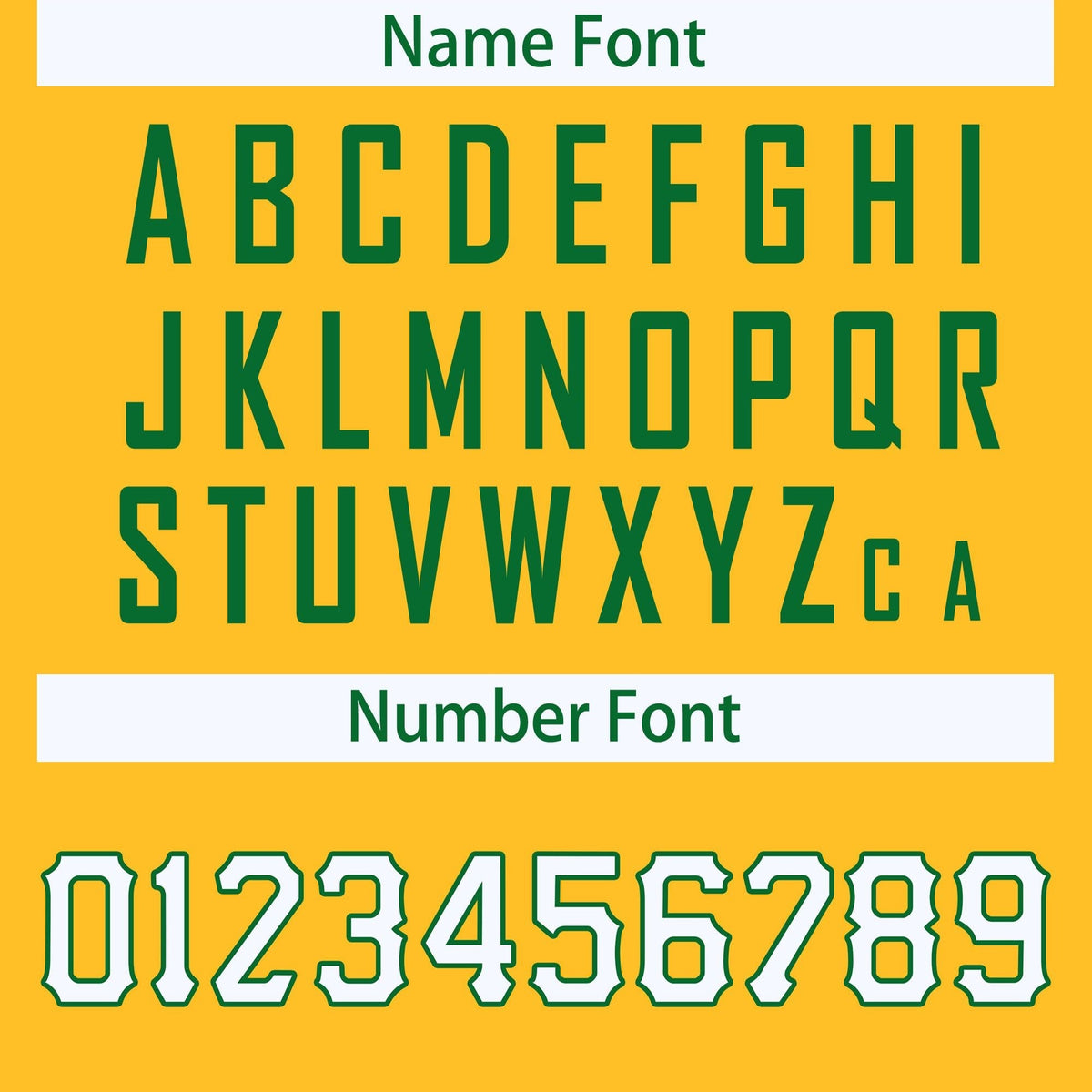 Custom Gold Kelly Green Full-Snap Varsity Jackets Stitched Name Number