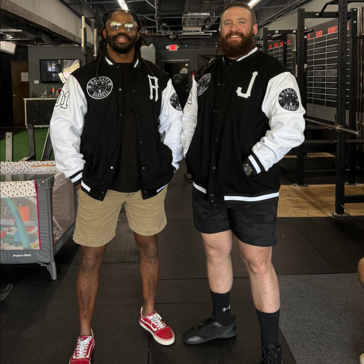 Custom Black White Varsity Letterman Jackets Personalized Baseball Coats Full-Snap with Contrast Sleeves