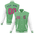 Custom Varsity Letterman Baseball Jackets Personalized Full-Snap with Raglan Sleeves