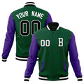 Custom Varsity Letterman Jacket Personalized Full-Snap Stitched Baseball Coats