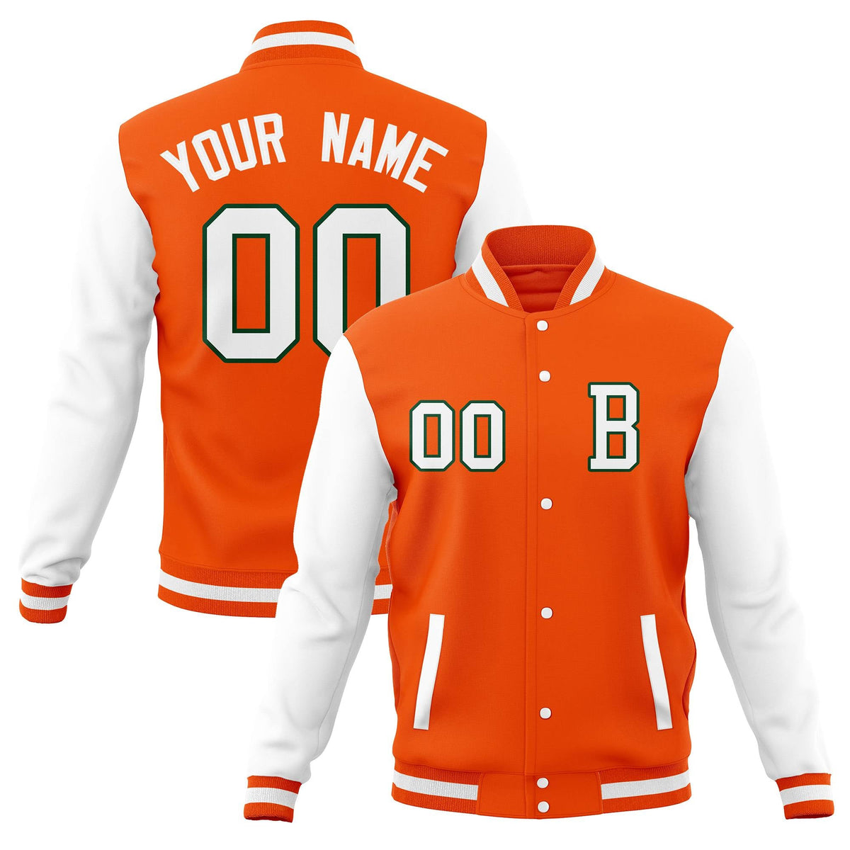 Custom Full-Snap Baseball Coats Crafted Varsity Letterman Jackets
