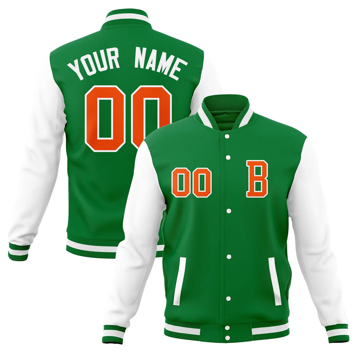 Custom Full-Snap Baseball Coats Crafted Varsity Letterman Jackets