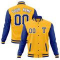 Custom Varsity Letterman Jackets Full-Snap Coats for Adults Cotton Blend