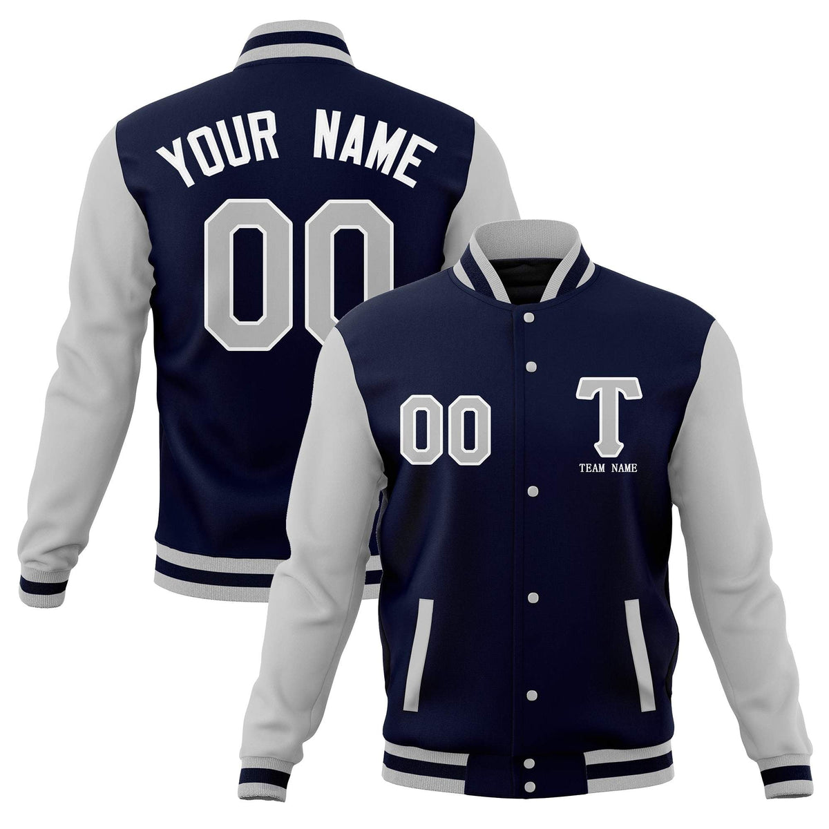 Custom Letterman Jacket Stitched Name Number & Logo Pro-Level Quality