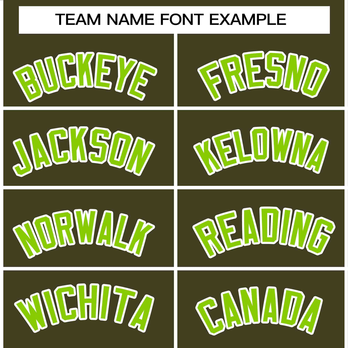 Custom Olive Neon Green-White Varsity  Jacket Classic Style Full-Snap Letterman