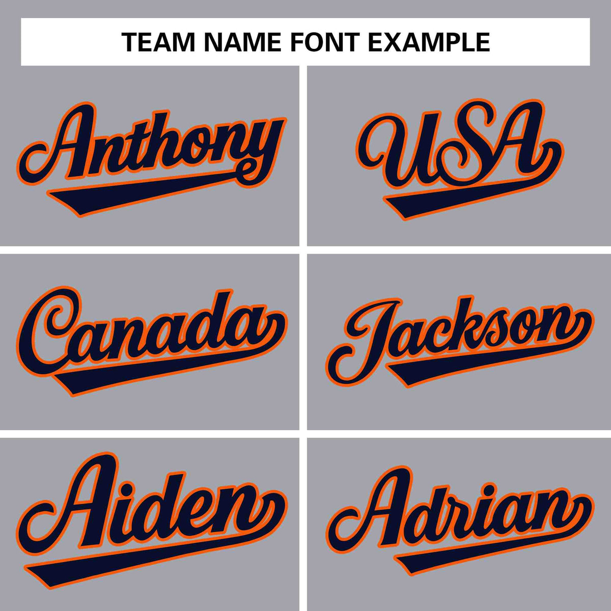 Custom Gray Navy-Orange Varsity  Jacket Classic Style Full-Snap Letterman