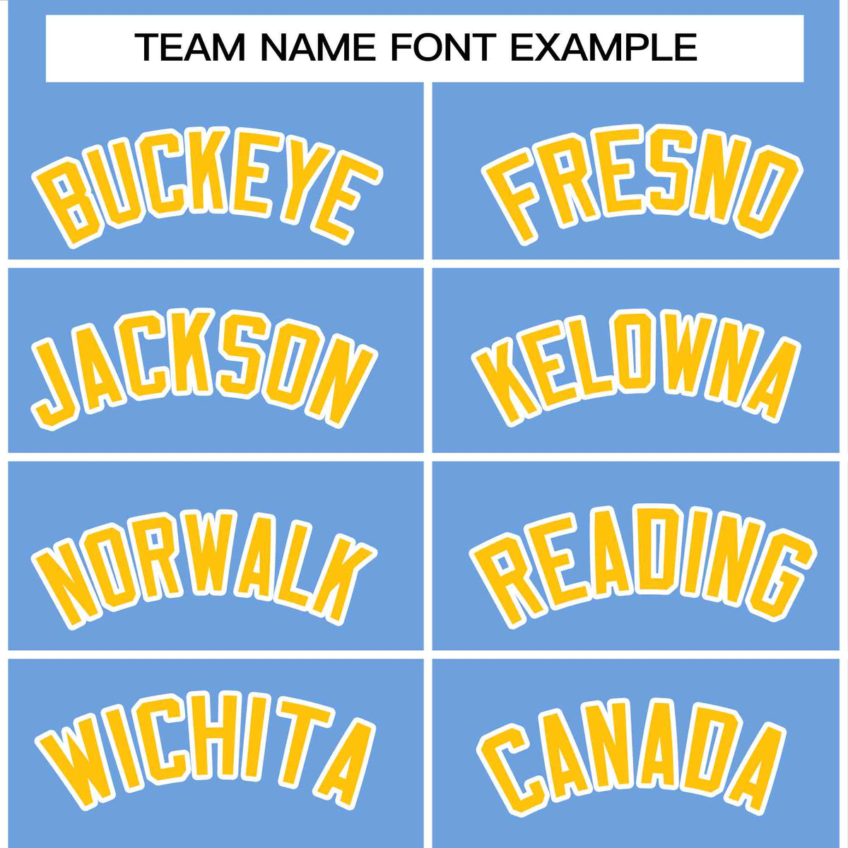 Custom Powder Blue Gold-White Varsity  Jacket Classic Style Full-Snap Letterman