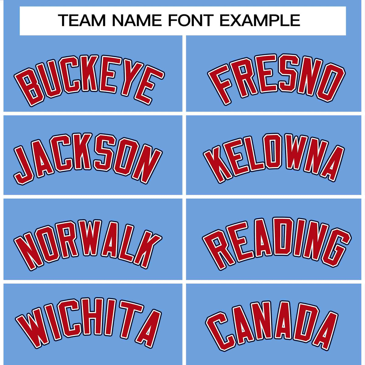 Custom Powder Blue Red-White Varsity  Jacket Classic Style Full-Snap Letterman