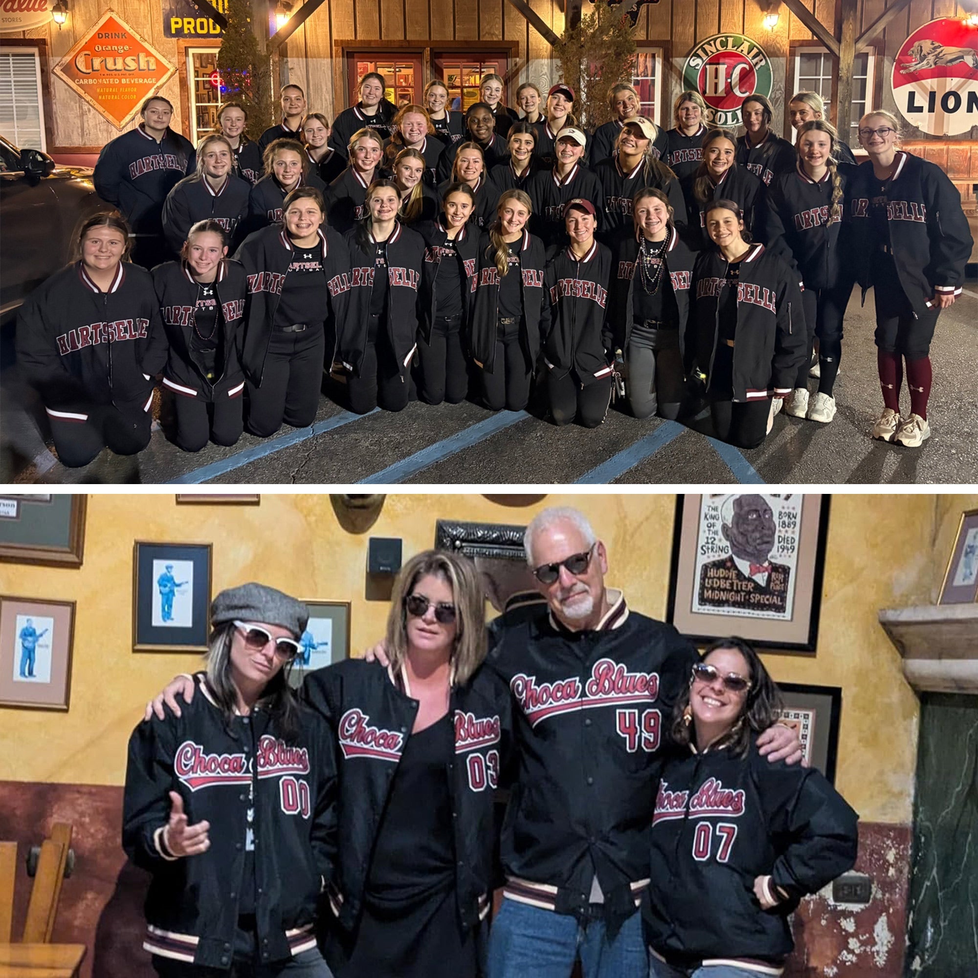 Custom White Royal Blue Dark Orange Full-Snap Varsity Raglan Sleeves Gradient Letterman Jacket| KXKSHOP